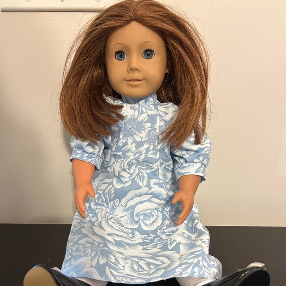 PLEASANT COMPANY American Girl 18" Doll with Homemade Dress - Picture 2 of 11